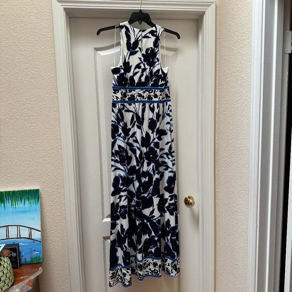London Times border prinr maxi dress - Picture 4 of 4